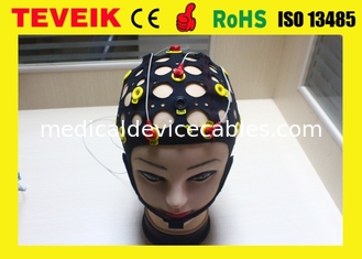 Медицинская цена по прейскуранту завода-изготовителя отделенной шляпы Neurofeedback EEG для машины EEG, электрода серебряного хлорида