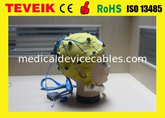 Медицинская фабрика интегрированной крышки Neurofeedback EEG с электродами олова с 20, 32, 64, 128 руководств