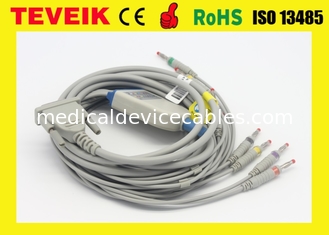 Цена по прейскуранту завода-изготовителя медицинское Schiller AT3/AT6 10 Teveik водит кабель DB15pin EKG с бананом 4,0