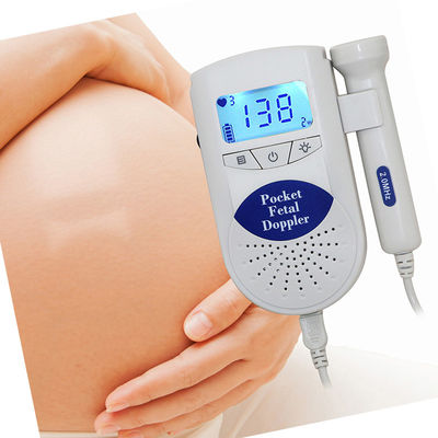 Кардиомонитор младенца дисплея 2BPM ультразвуковой фетальный Doppler 2.0MHz FHR портативный