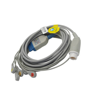 Кабель IEC ECG кабеля руководств TPU EKG Mindray 5 многоразовый медицинский