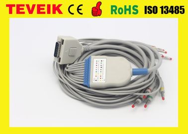 Фукуда Я кабель ЭКГ для КП-500 резистора банана 4,0 АХА 20К штыря ДБ 15