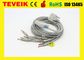 Медицинский кабель DB 15pin ECG/EKG Leadwires Nihon Kohden BJ-901D 10 цены по прейскуранту завода-изготовителя Teveik, банан 4,0