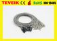 ИН1.5 кабель гнезда ЭЭГ с медью серебряного хлорида покрытой от изготовителя