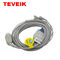 ISO13485 цельный кабель TPU электрокардиограммы кабеля Pin Mindray ECG круга 12