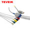 ISO13485 цельный кабель TPU электрокардиограммы кабеля Pin Mindray ECG круга 12