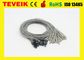 Высококачественный электрод кабеля ЭЭГ ЭЭГ с медью серебра покрытой 1 м