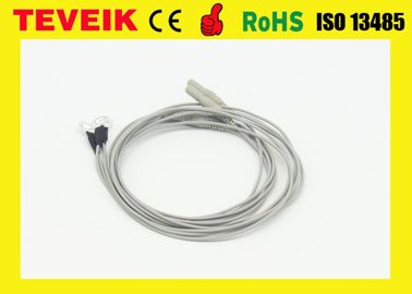 Нервное соке кабеля ДИН1.5 обратной связи ЭЭГ с медью серебра покрытой, медицинским кабелем ег