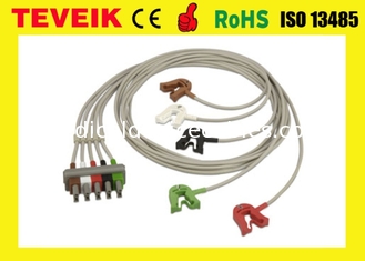 Многоразовые подводящие провода кабеля 5 ЭКГ совместимые с ГЭ Маркетте Про 1000