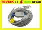 Кабель Шиллер ЭКГ с интегрированным 10 кабелем банана 4,0 АХА ЭКГ леадвирес